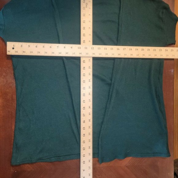 Women's Divided by H&M Cardigan Sweater Green Size Large Open Front - Picture 5 of 5